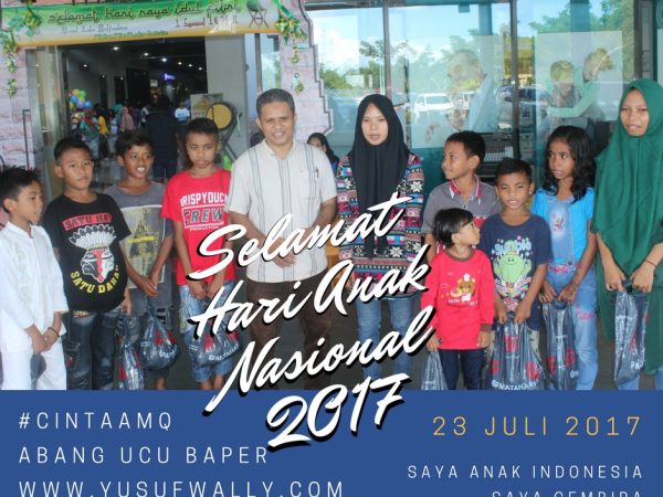 Ucapan Hari Anak Nasional 2017
